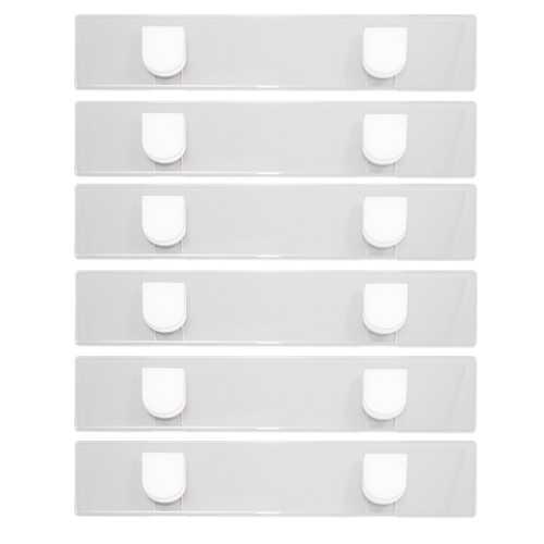Fabric Panel Wall Sign, Name Holder, 2x9 in, Pack of 6