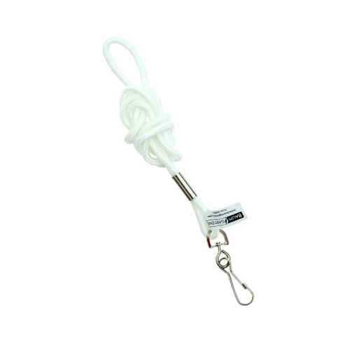 Standard Lanyard Hook Rope Style, White