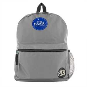 16" Basic Backpack, Gray