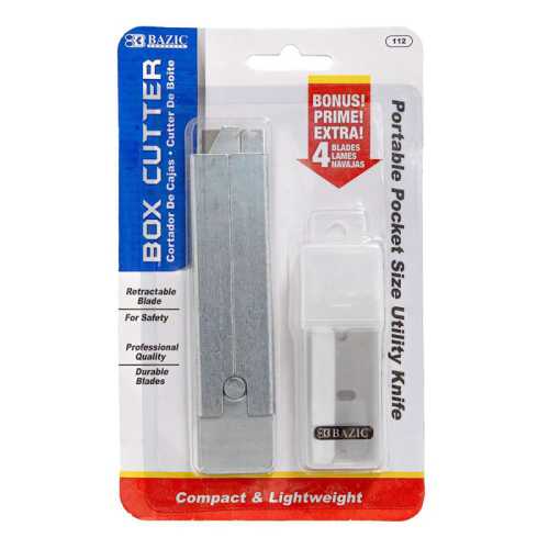 Carton Cutters with 4 Replacement Blades