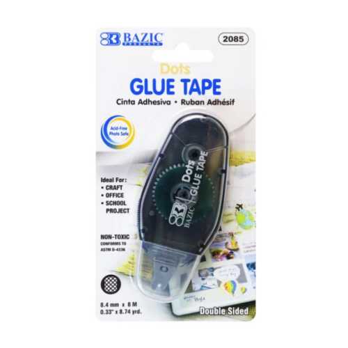 Permanent Dots Glue Tape, 8.4 mm x 8 m