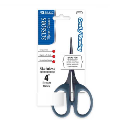 Craft and Sewing Detail Scissors, 4 in