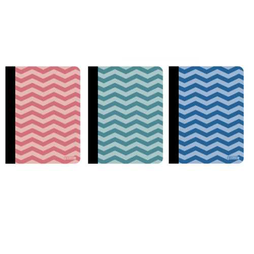 Chevron Composition Books, College Ruled, 100 Count, 3-Pack