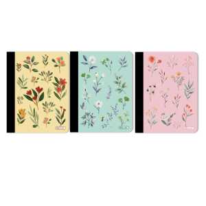 Floral Composition Books, College Ruled, 100 Count, 3-Pack