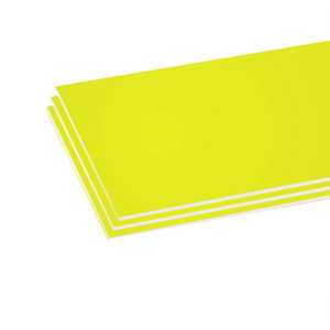 Foam Board, Fluorescent Yellow, 3-Pack