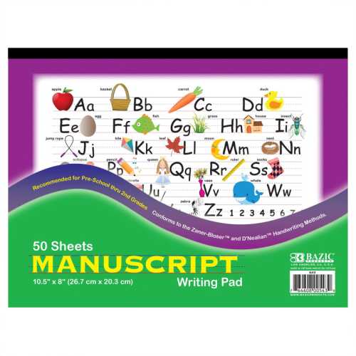 Manuscript Writing Pad, 10.5