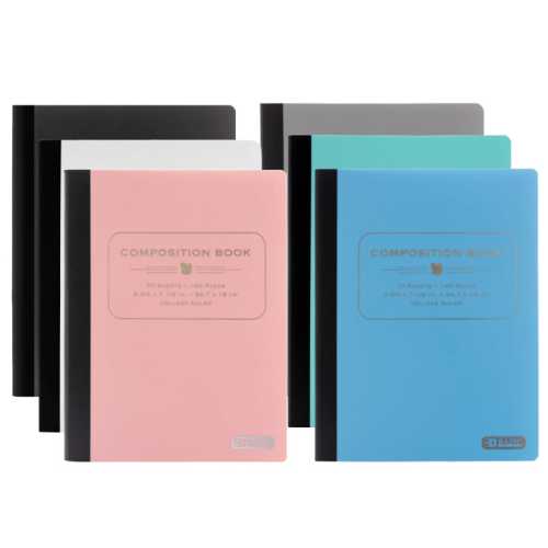 Pastel Poly Cover Composition Book, College Ruled, 70 Count