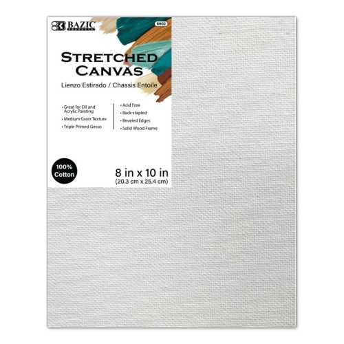 Stretched Canvas, 8 x 10 in
