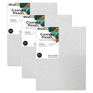 Canvas Panels, 11 x 14 in, 3-Pack
