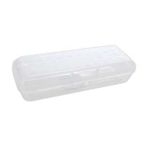 LUCENT Pencil Case Organizer Box, 8", Clear