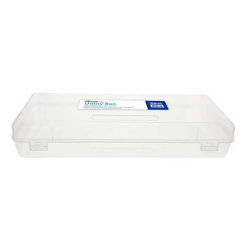 Multipurpose Ruler-Length Utility Box, Clear