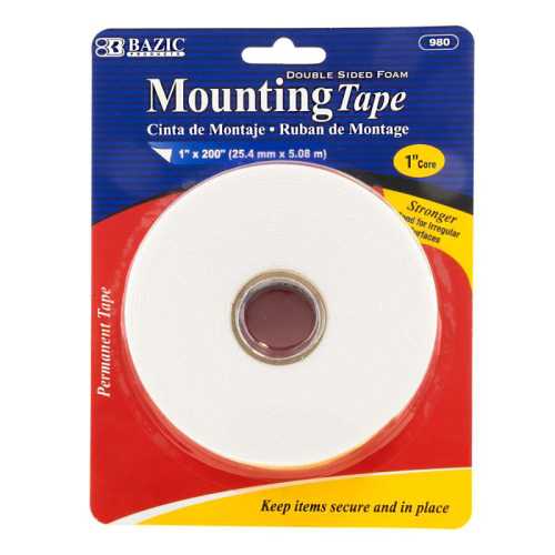 Double Sided Foam Mounting Tape, 1