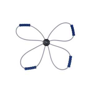 Body Fidget Resistance Tube, Blue/Gray/Black