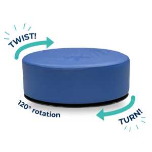 Soft-Twisty Floor Seat, Active Seating Cushion, Blue