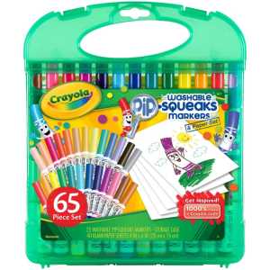 Pip-Squeaks&reg; Washable Markers & Paper Set