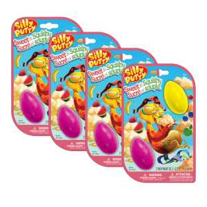 Silly Putty Sweet & Squishy Eggs, 2 Per Pack, 4 Packs