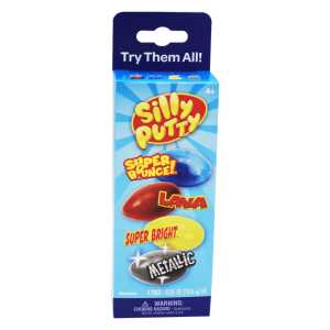 Silly Putty Variety Pack, 4-Pack