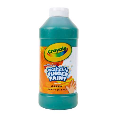 Washable Finger Paint, Green, 16 oz