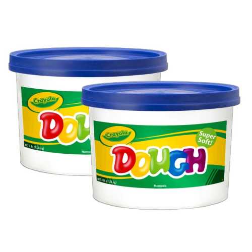 Dough, 3lb Resealable Bucket, Blue, Pack of 2