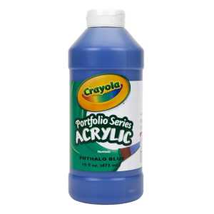 Portfolio Series Acrylic Paint, 16 oz., Phthalo Blue