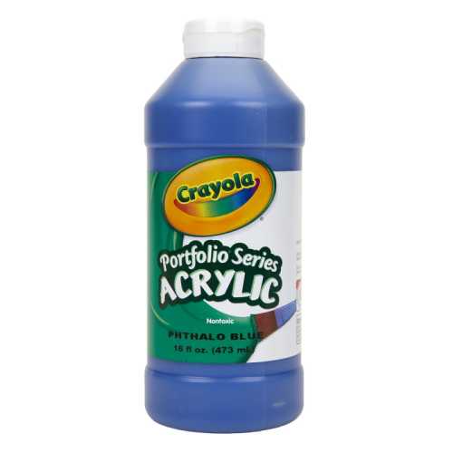Portfolio Series Acrylic Paint, 16 oz., Phthalo Blue