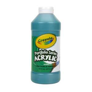 Portfolio Series Acrylic Paint, 16 oz., Phthalo Green