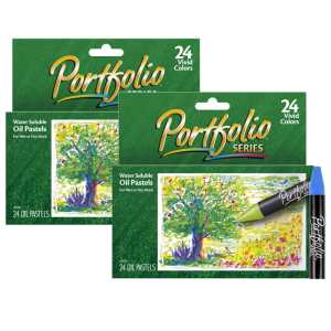 Portfolio Series Oil Pastels 24 Per Box, 2 Boxes