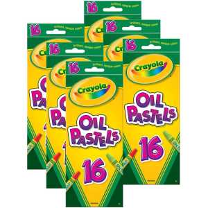 Oil Pastels, 16 Per Box, 6 Boxes