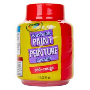 Washable Paint, 2oz, Red