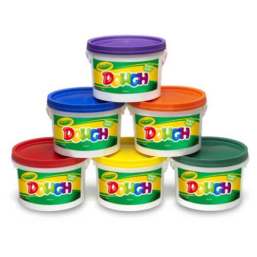 Dough Set, 3lb Resealable Buckets, Set of 6