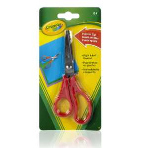Pointed Tip Kids Scissors with Metal Blades