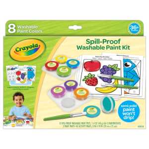 Spill-Proof Washable Paint Kit