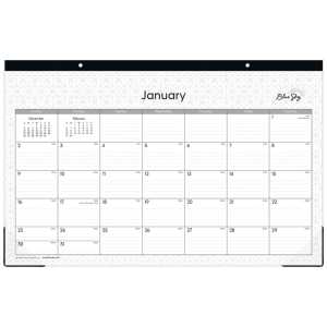 Enterprise Monthly Desk Pad Calendar, 17" x 11", 2027