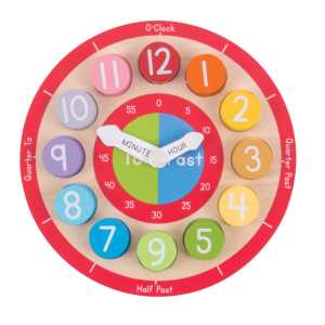 Wooden Teaching Clock