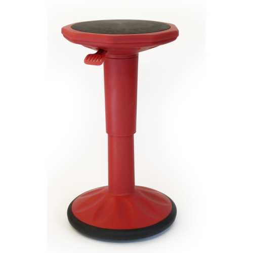 Adjustable Wobble Stool, Red