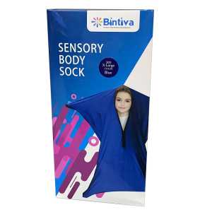 Sensory Hug Full Body Socks, Extra Large, Blue