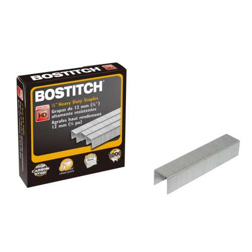 Premium Heavy Duty Staples, 1/2