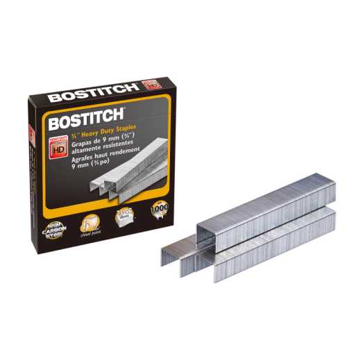 Premium Heavy Duty Staples, 3/8