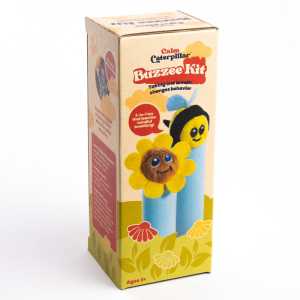 Buzzee Breathing Fidget Tool, Bee and Flower Design, Blue/Yellow