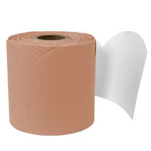 Rolled Scalloped Bulletin Board Border, Cinnamon Spice, 65 Feet