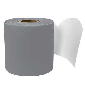 Rolled Scalloped Bulletin Board Border, Steel Gray, 65 Feet