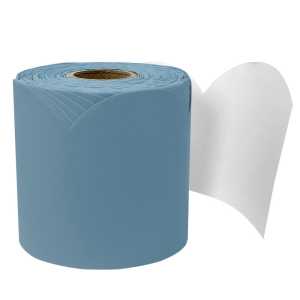Rolled Scalloped Bulletin Board Border, Stone Blue, 65 Feet