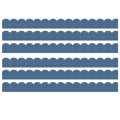 Crafty and Cool Denim Scalloped Bulletin Board Borders, 39 Feet Per Pack, 6 Packs