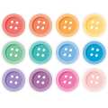 Crafty and Cool Buttons Cutouts, Pack of 36