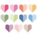 Crafty and Cool Handmade Hearts Cutouts, Pack of 36