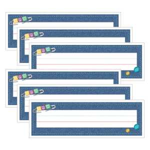 Crafty and Cool Name Plates, 36 Per Pack, 6 Packs