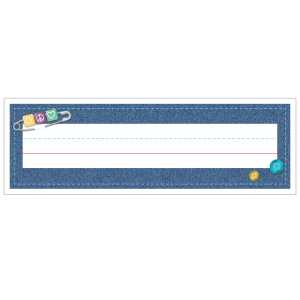 Crafty and Cool Name Plates, Pack of 36