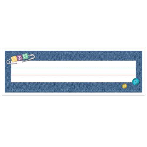 Crafty and Cool Name Plates, Pack of 36
