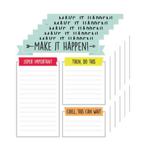 Aim High Notepad, Pack of 6