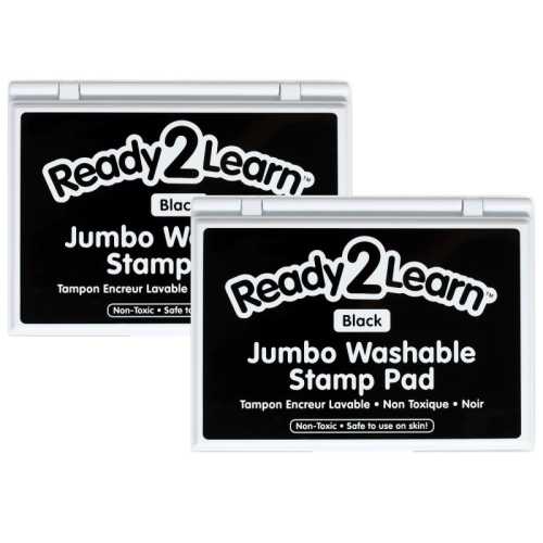 Jumbo Washable Stamp Pad - Black - 6.2